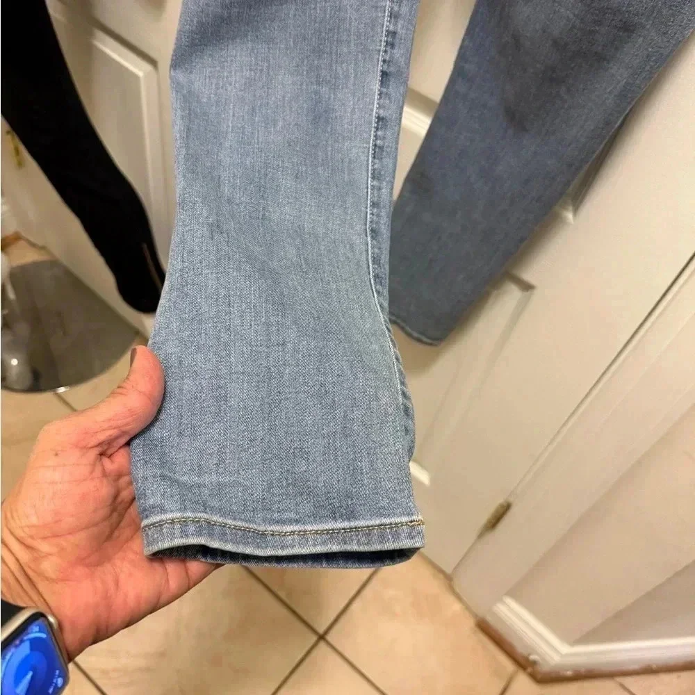 Authentic-True Religion JACK Skinny Tapered-Cotton-Jeans-Pants-Blue-W44 / L 44